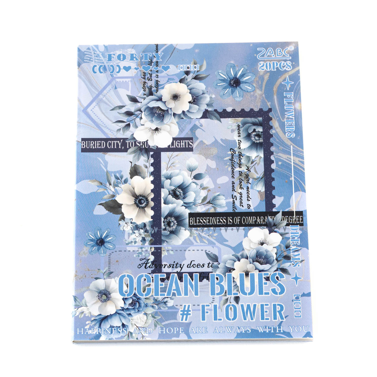 Наклейки Квіти та рамки 20листів NKL190, фото 1