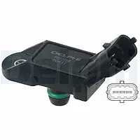Delphi PS10168 Датчик тиску у впускному колекторі Fiat Punto EVO, Grande Punto, Idea, Punto, Doblo, Linea, Palio