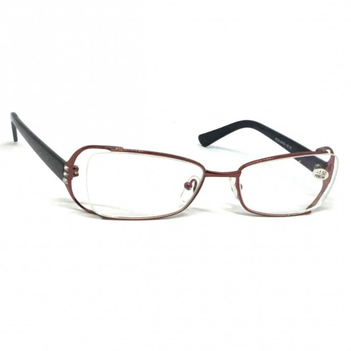 Жіночі металеві окуляри 8105 з бліковою лінзою