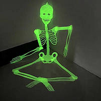 Скелет на Хелловін 90 см салатовий