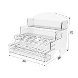 Підставка EKOSTAR для пробників і сашетів із акрила 300х300х272, фото 3