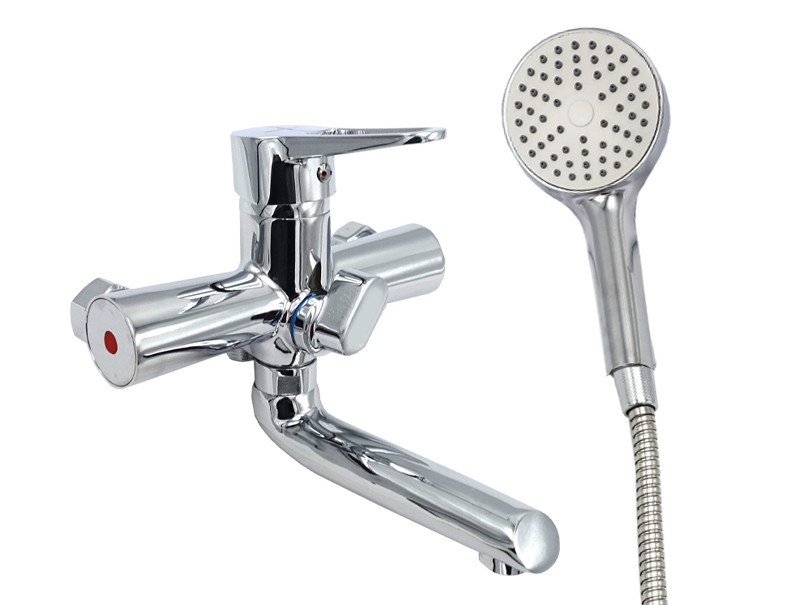 Змішувач для ванни MILLZ поворотний вилив MZH 3-В045-35  хром