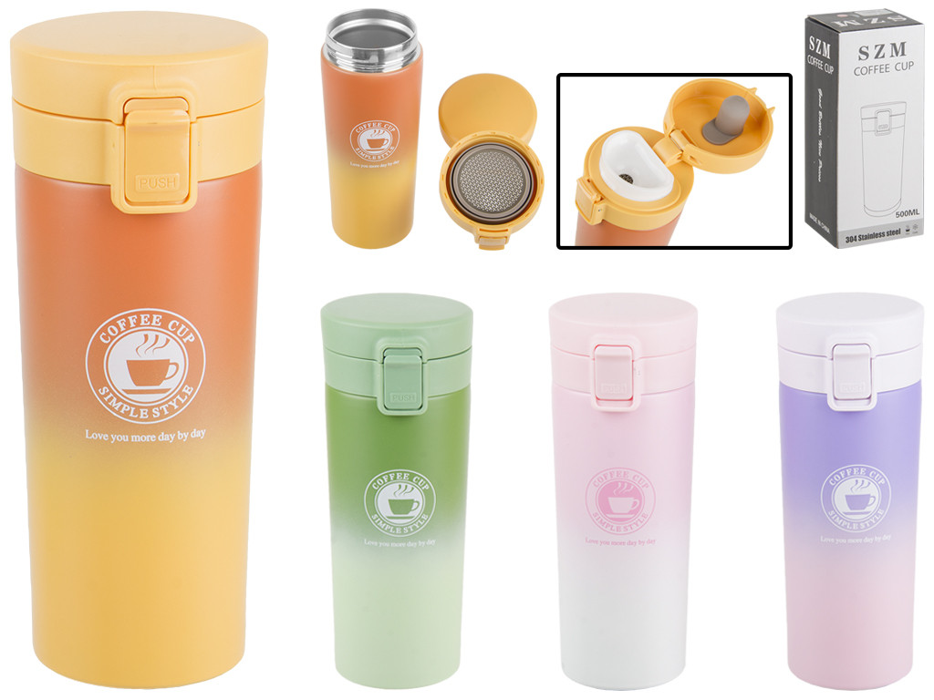 Термокухоль Coffe cup з фільтром 500 мл EL-1755, фото 1