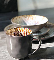 Керамічна коричнева кружка Паноптікон 400 мл арт. 101-0473, фото 2