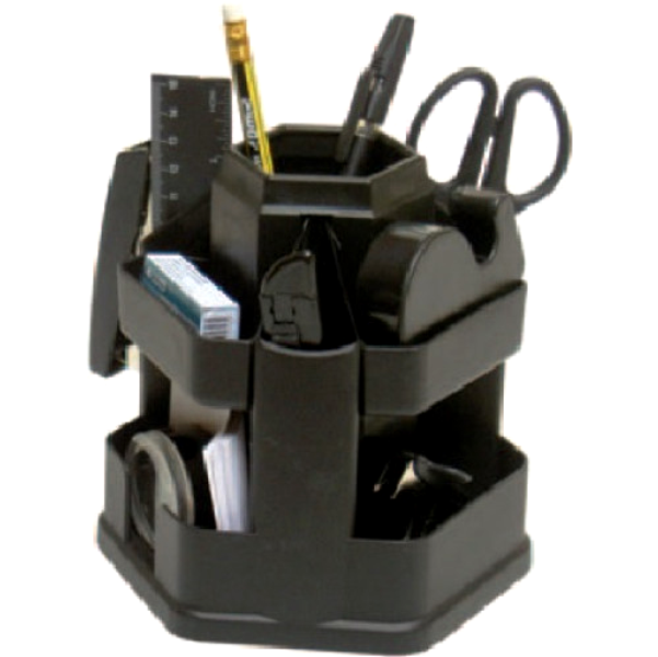 Набір настільний 4OFFICE 4-416, 16 предметів, чорний, фото 1