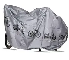 Чохол дощовик JOY для велосипеда скутера мопеда мотоцикла тент накидка сірий