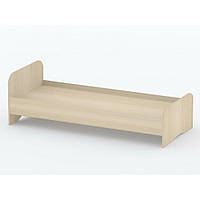 Односпальне ліжко КР-7 ДСП для гуртожитку лушпиння шелера лікарні дитячої спальні Тіса Меблі