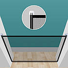 Розсувний бар'єр-сітка для тварин 110 × 78 см МА-346, огорожа для хатніх тварин, фото 7