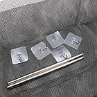 Розсувний бар'єр-сітка для тварин 110 × 78 см МА-346, огорожа для хатніх тварин, фото 8