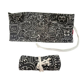 Пенал для олівців Acmeliae рулон на 36 олівців, текстильний PR-036