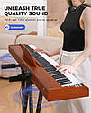Цифрове піаніно Fesley FEP300 MH (педаль, пюпітр, навушники, накидка, блок живлення), фото 6