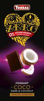 Шоколад чорний Torras з кокосом без цукру 125 гр код 67, фото 1