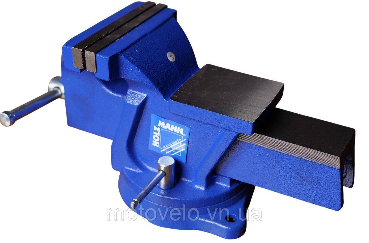 Лещата настільні у комплекті з поворотною плитою Holzmann WBS 125N