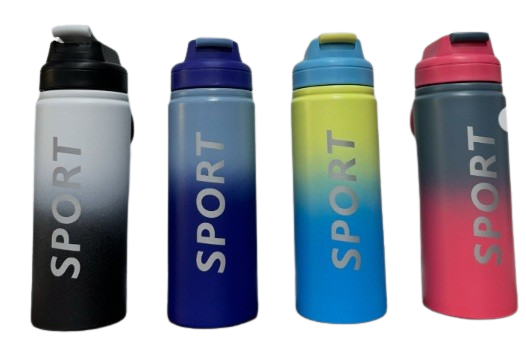 Термос для занять спортом із трубочкою 500 мл EL-6102, фото 1