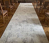 Доріжка Plato 09428B l.grey/l.grey - ширина 0,8 і 1 і 1,2 і 1,5 і 2 і 2,5 і 3 метри, фото 9