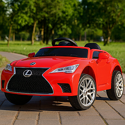 Дитячий електромобіль Lexus M4824EBLR-1 4WD, повний привід, акумуляторна машина, червоний стильний джип для дітей