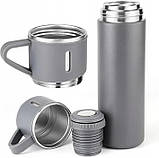 Термос Zilan ZLN0745G, 0.5L, тройна ізоляція, + 2 кружки, фото 2