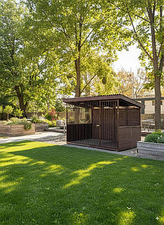 Вольєр закритий металевий "Стандарт" 3*2 м розбірний