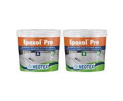 Епоксидна шпаклівка для ремонту бетону та тріщин Neotex Epoxol Pro A+B комплект 1.5 кг