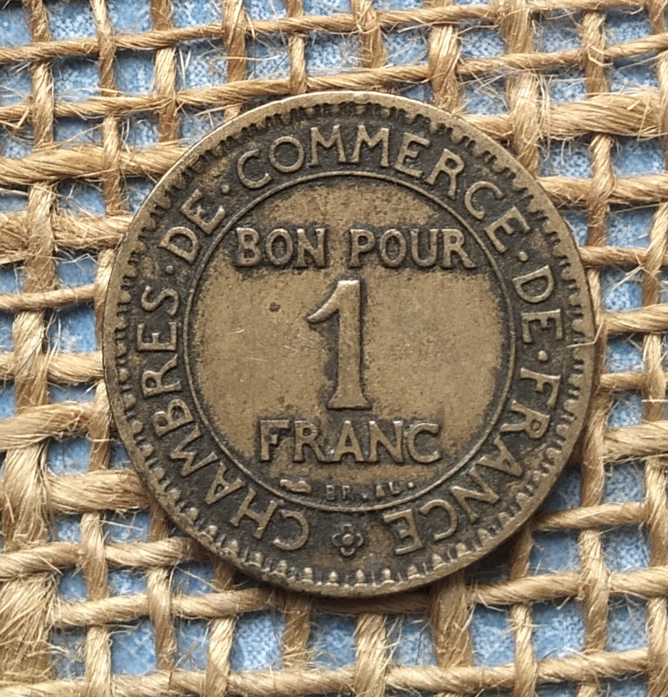 1 франк 1925 року францiя, фото 1