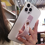 Тримач для телефону рожевий у вигляді ремінця на палець Попсокет, фото 3