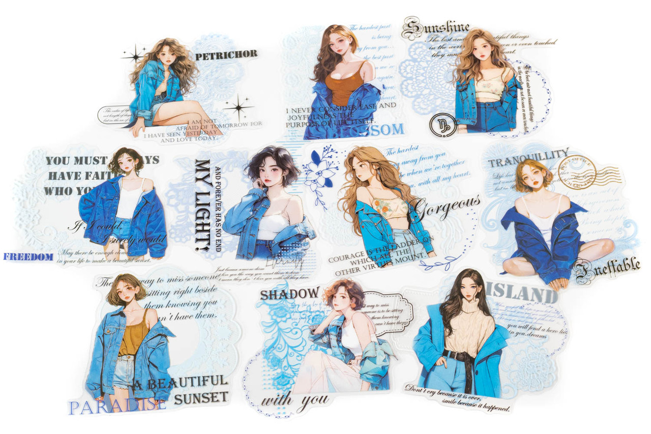 Висічки Наклейки Люди 10шт NKL193, фото 1