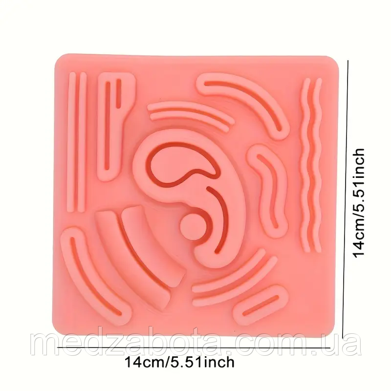 Силіконова 3D модель для тренування швів, фото 1