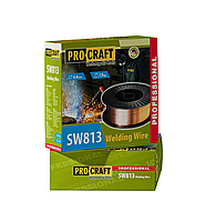 Зварювальний дріт для напівавтомата обміднений 0.8 мм, 13 кг Procraft SW813
