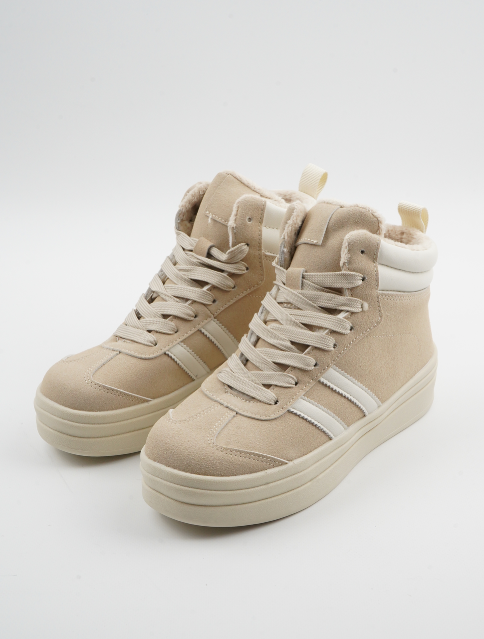 Кеди жіночі зимові Stilli бежеві (WA100-6R), фото 1