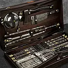 Набір шампурів "Серце Вікінга" – 39 предметів у дерев'яному кейсі з кейсом-трансформером, фото 4