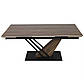 Стіл та стільці у вітальню Genesis Legno 160-240х90 см кераміка з ефектом дерева з 5 поворотними стільцями, фото 6
