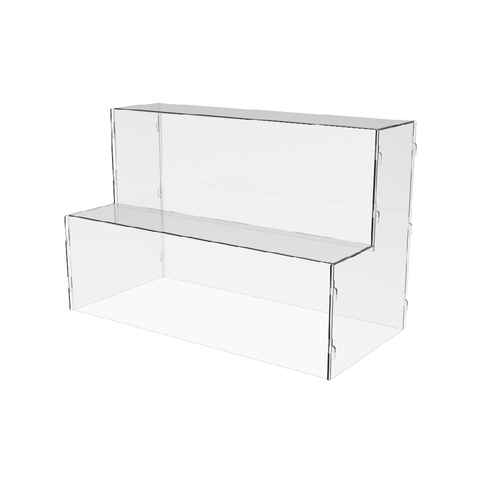 Товарна горка EKOSTAR на 2 сходи з акрилу 300x150x200, фото 1