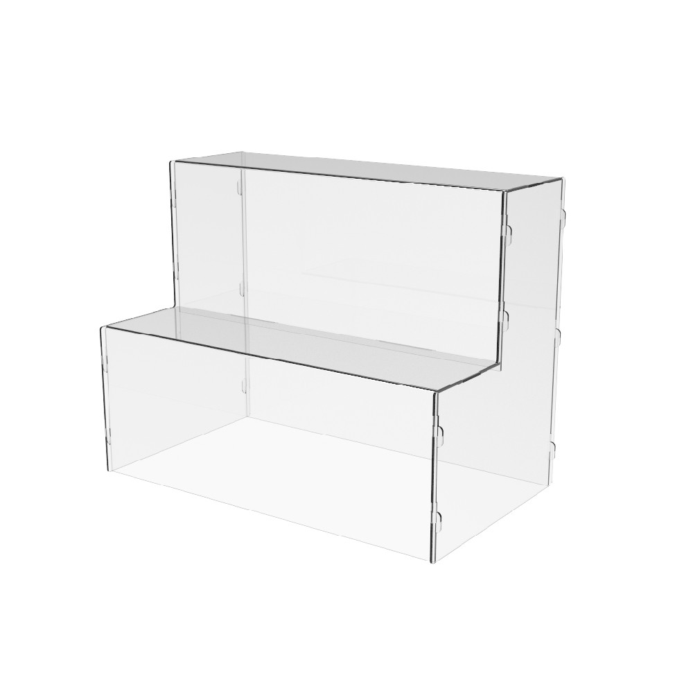 Товарна горка EKOSTAR на 2 сходи з акрилу 250x150x200, фото 1