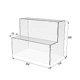 Товарна горка EKOSTAR на 2 сходи з акрилу 250x150x200, фото 3
