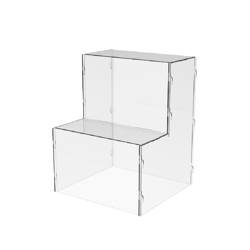 Товарна горка EKOSTAR на 2 сходи з акрилу 150x150x200, фото 1