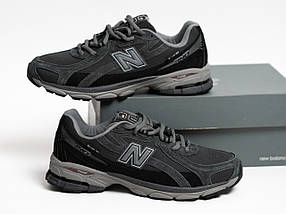 Чоловічі термо кросівки New Balance 740 Gore-Tex Grey Black сірі з чорним водонепроникні