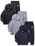 Теплий спортивний костюм на хлопчика підлітка в різних кольорах