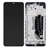 Дисплей ZTE Blade 20 Smart V2050 / Blade 10 Prime чорний Екран з сенсором (модуль) + рамка