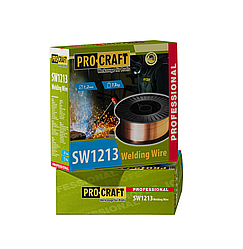 Обміднений дріт 1.2 мм, 13 кг зварювальний для напівавтомата Procraft SW1213