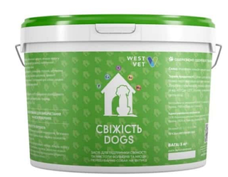 Засіб для дезинфекції та усунення запахів у вольєрах «Свіжість Догс» -5 кг