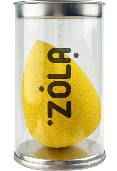 Спонж м'який жовтий з блискітками ZOLA