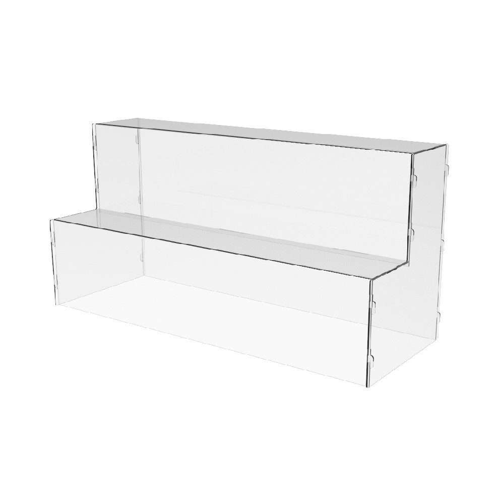 Товарна горка EKOSTAR на 2 сходи з акрилу 400x150x200, фото 1