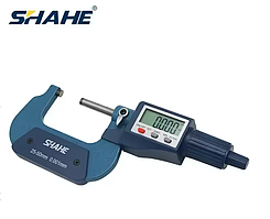 Мікрометр цифровий Shahe 5205-50, діапазон 25-50 мм, похибка ±0.003 мм, дискретність 0,001 мм
