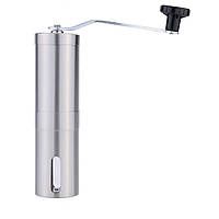 Ручна домашня кавомолка c керамічними жорнами і регулюванням рівня помолу