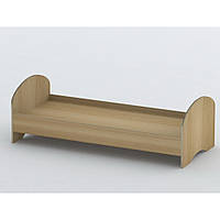 Односпальне ліжко КР-8 ДСП для гуртожитку лушпиння шелера лікарні дитячої спальні Тіса Мебель