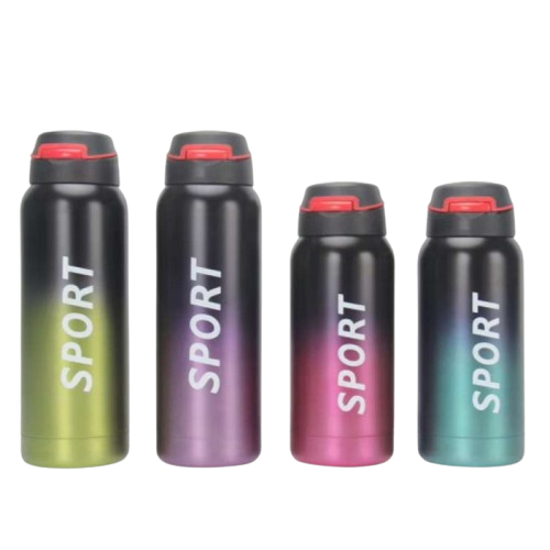 Термос із трубочкою 350 мл EL-8207JB, фото 1