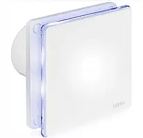 Вентилятор для ванної кімнати EBERG EVO 100L Білий мат скло зі світлодіодною підсвіткою