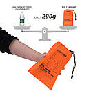 Дощовик пончо плащ-палатка накидка від дощу тент Auto матеріал 210T розмір 230 х 140 см зелений, фото 7