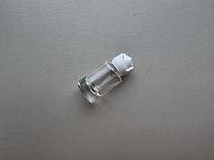 5.5 - 6 мл Круглий флакончик скляний прозорий з кришкою біла троянда, пляшка, атомайзер, флакон, ємкість, пляшечка