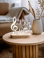Нічник Вчителю музики 16x6x12 см